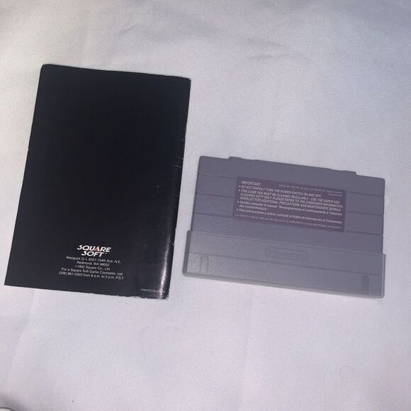 vintage video game Super Nintendo SNES Final Fantasy Mystic Quest CIB /booklet - Picture 7 of 9